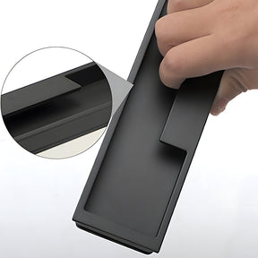 Left Right Hidden Slotted Recessed Handles