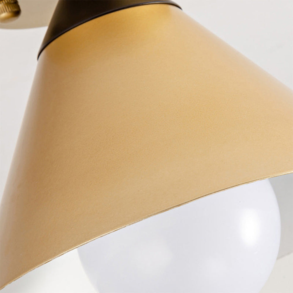 Modern Gold Flush Ceiling Light