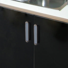 Modern Deco Leather Drawer Handles