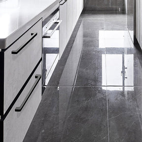 Black Simple Long Cabinet Handles
