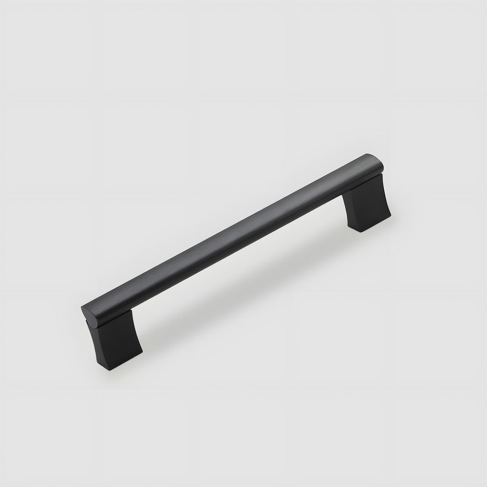 Modern Simple Black Aluminum Alloy Kitchen Drawer Handle