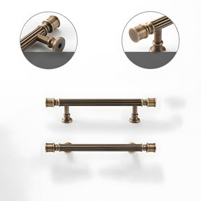 Vintage Art Deco Brass Cabinet Knobs and Pulls