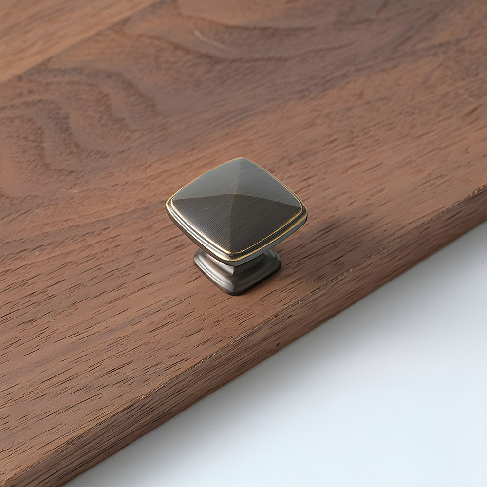 Retro Coffee Bronze Aged Brass Drawer Handles