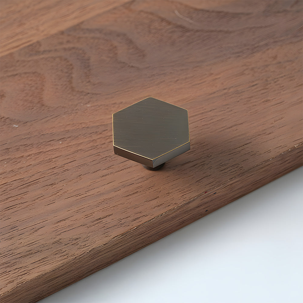 Retro Coffee Bronze Aged Brass Drawer Handles