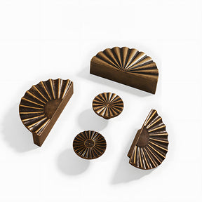 Vintage Sunburst Half Moon Cabinet Pulls