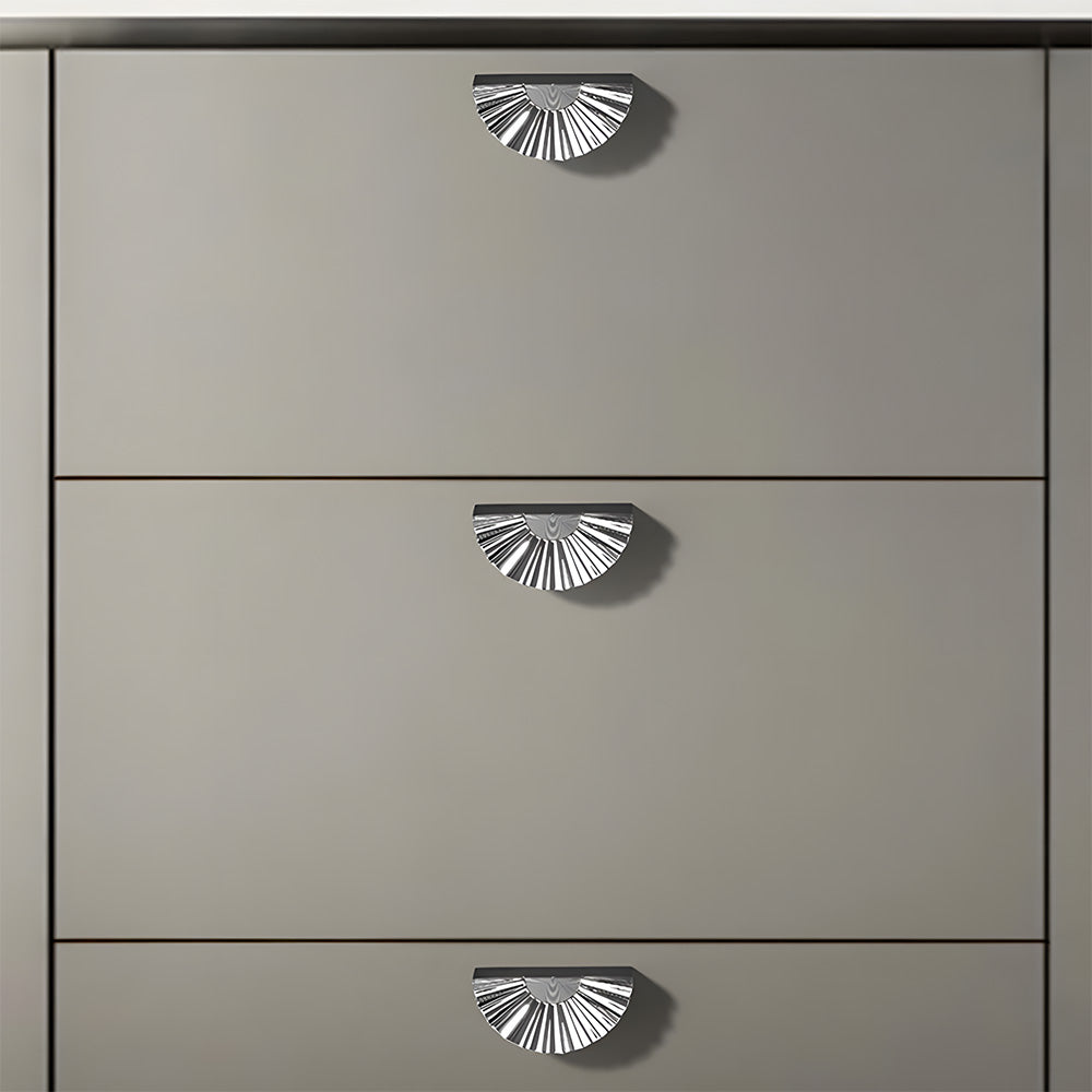 Vintage Sunburst Half Moon Cabinet Pulls