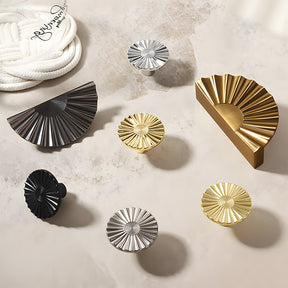 Vintage Sunburst Half Moon Cabinet Pulls