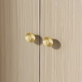 Vintage Sunburst Half Moon Cabinet Pulls