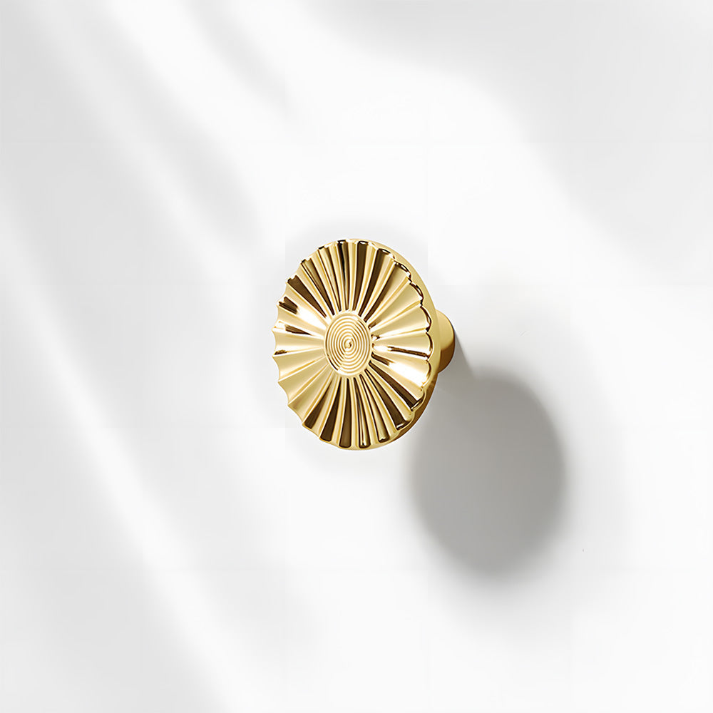 Vintage Sunburst Half Moon Cabinet Pulls