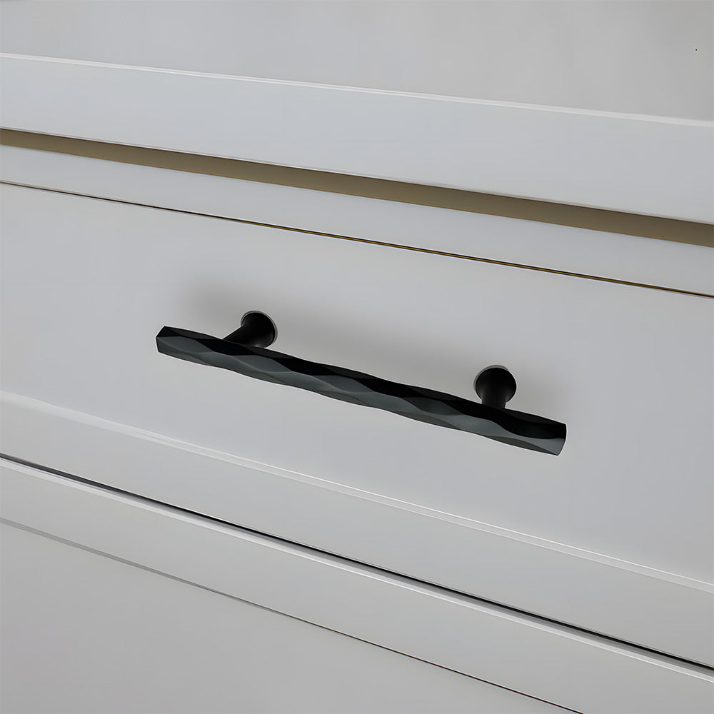 Vintage decor Zinc Alloy Knurled Bar Kitchen Cabinet Pull