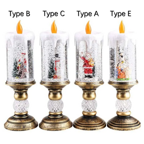 Warm Transparent Candles Plastic LED Christmas Lightings