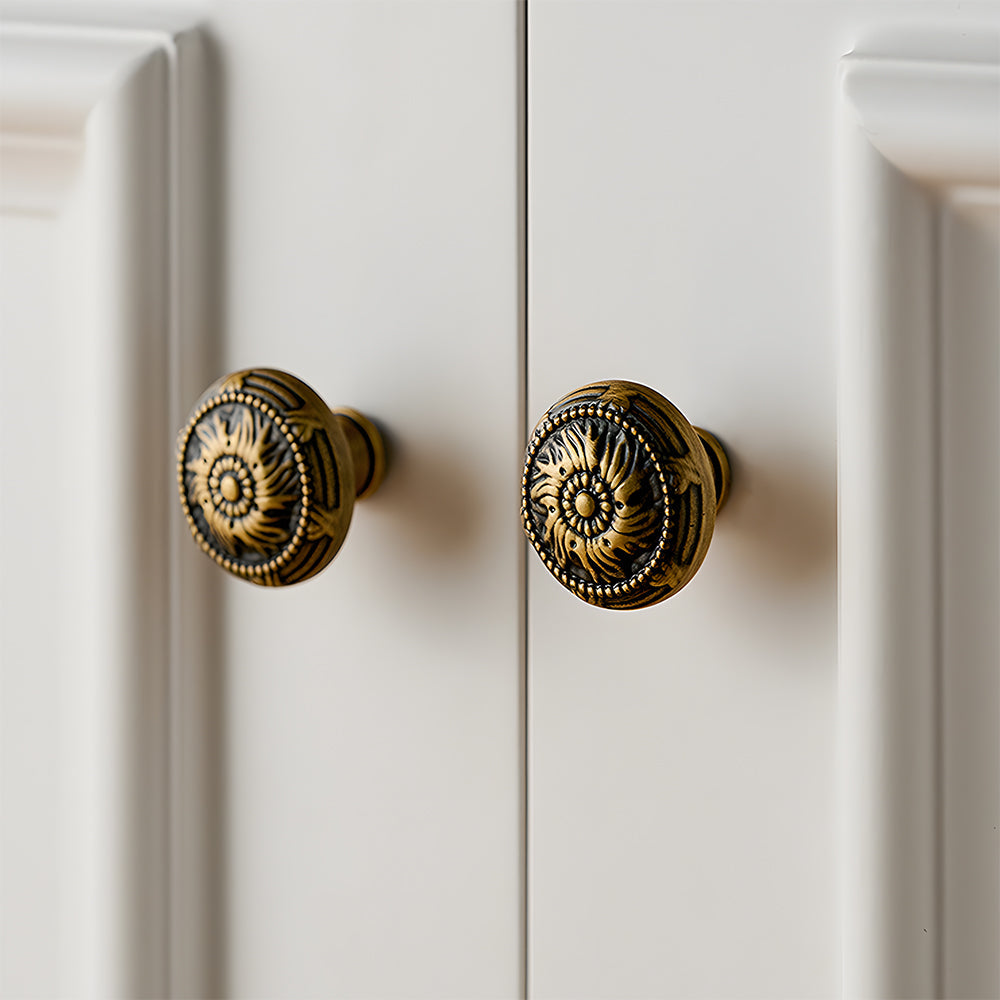 European Style Classical Brass Cabinet Door Handles