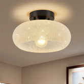 Modern Round Glass Living Room Ceiling Lights