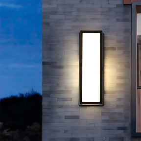 Square Waterproof Black Hardware Outdoor LED Wall Light