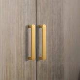 Minimalist Gold Solid Brass Cabinet Handles