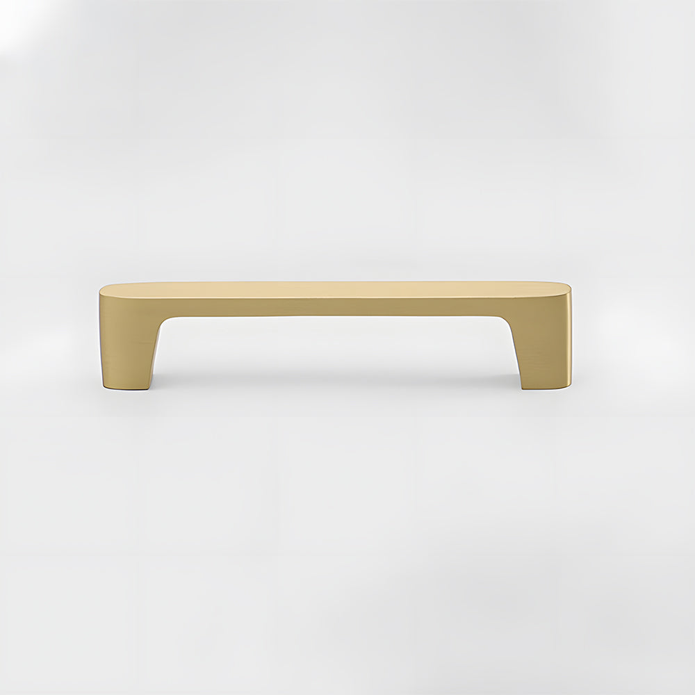 Minimalist Gold Solid Brass Cabinet Handles