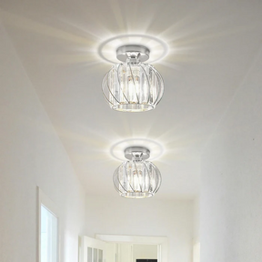 Nordic Simple Globular Glass Hallway Pendant Lighting