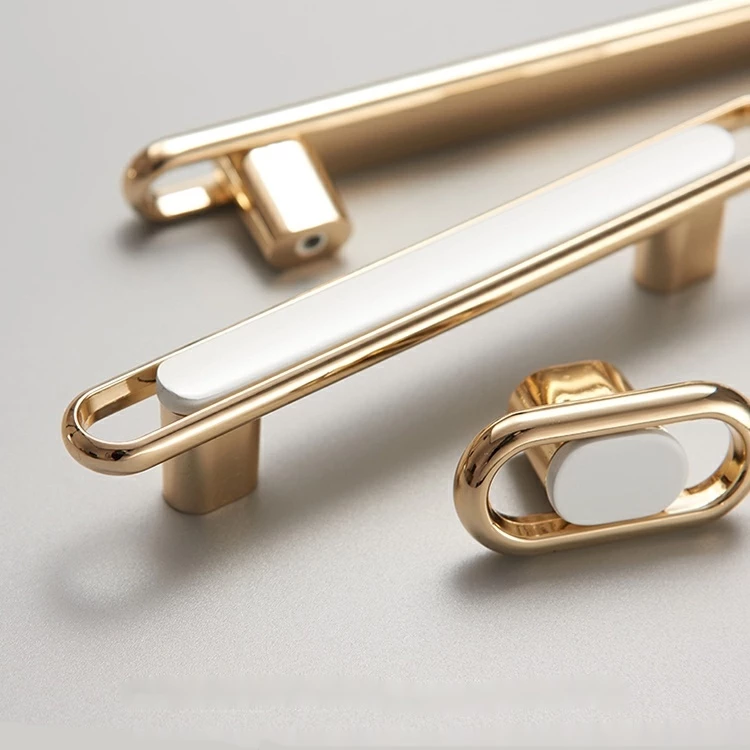 Gold Modern Simple Cabinet Door Handles