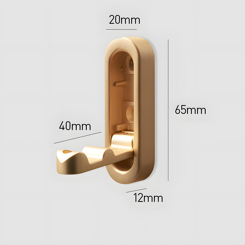 Invisible Foldable Coat Multi-Functional Single Hook For Bathroom