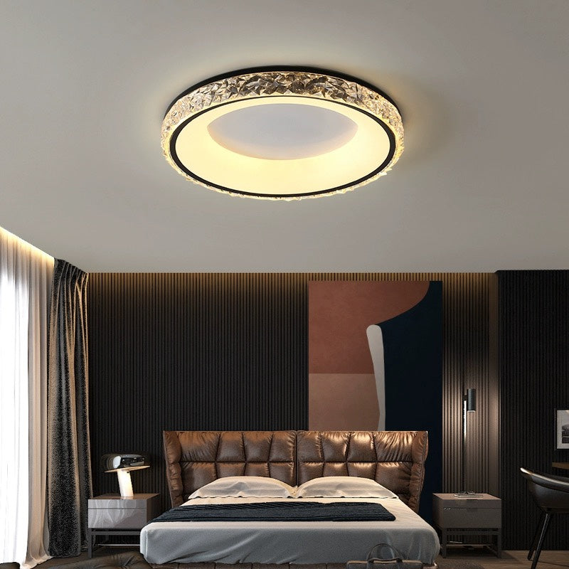 Luxury Flush Mount Round Acrylic Ceiling Lamp