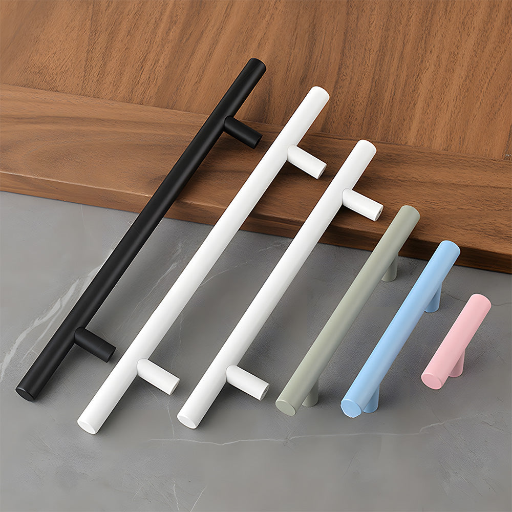 Colored Aluminum Alloy Simple Cabinet Drawer Handle