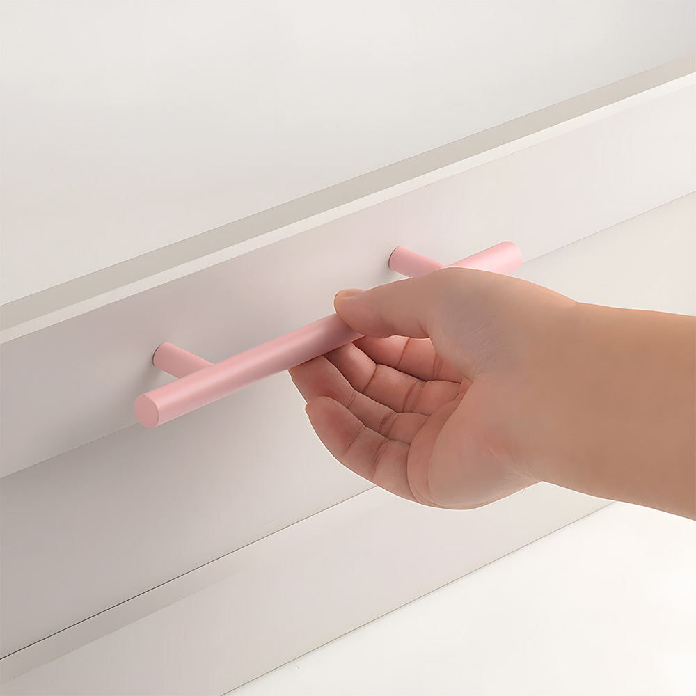 Colored Aluminum Alloy Simple Cabinet Drawer Handle