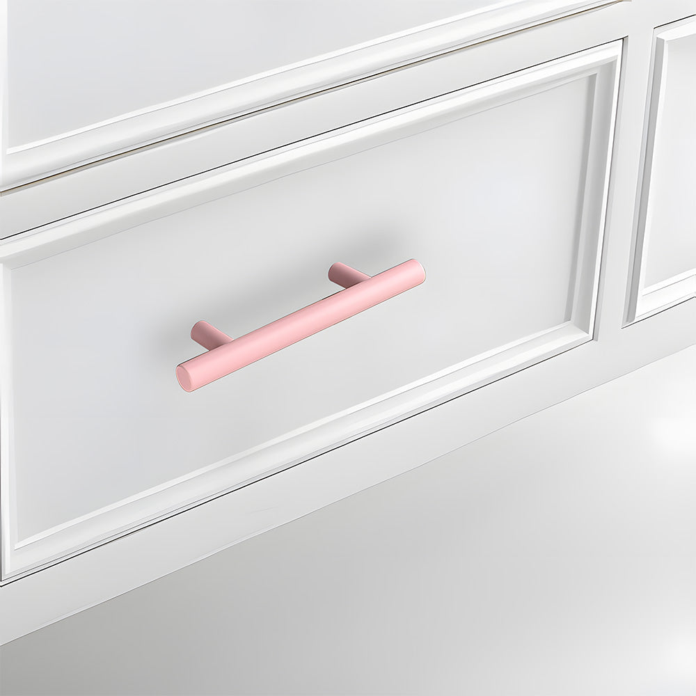 Colored Aluminum Alloy Simple Cabinet Drawer Handle