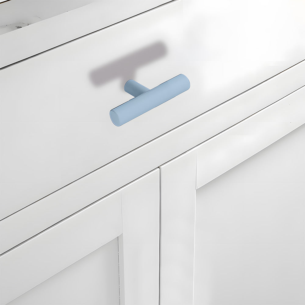 Colored Aluminum Alloy Simple Cabinet Drawer Handle