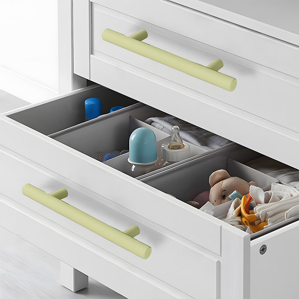 Colored Aluminum Alloy Simple Cabinet Drawer Handle