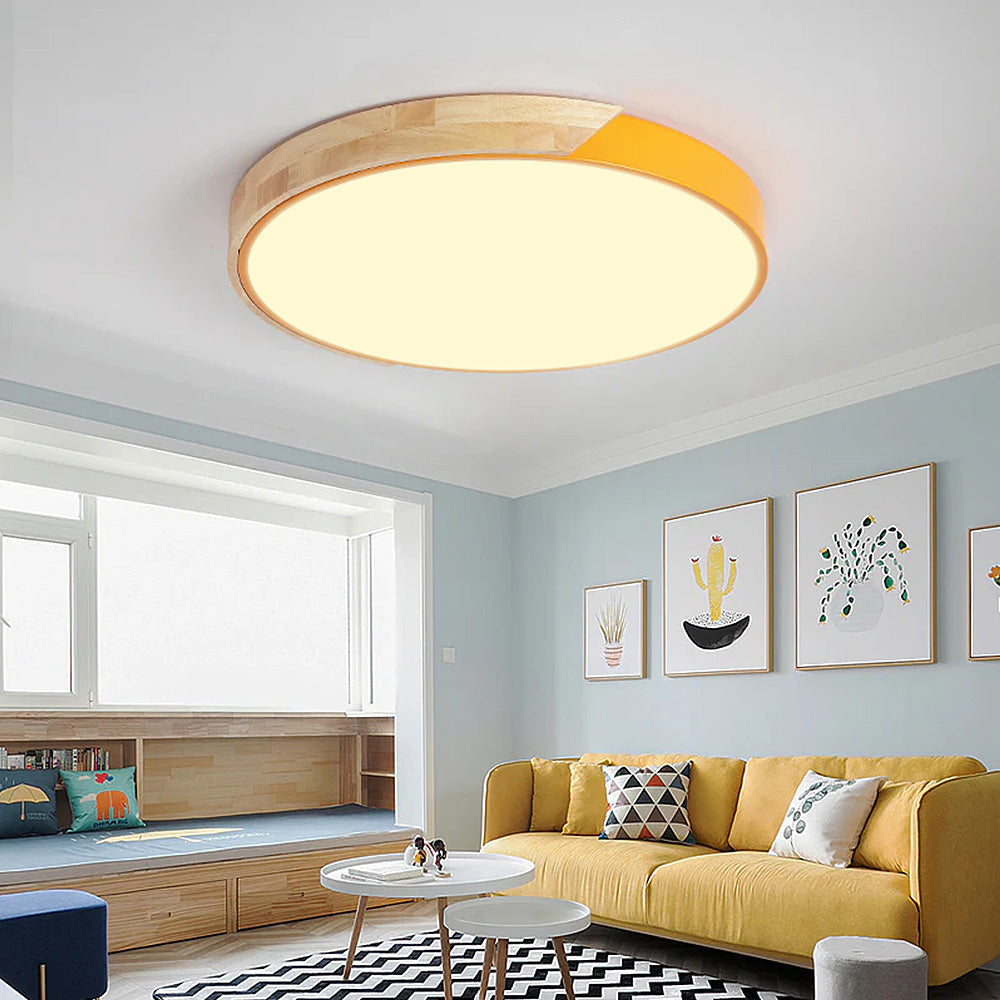 Colorful Simple LED Round Ceiling Lights
