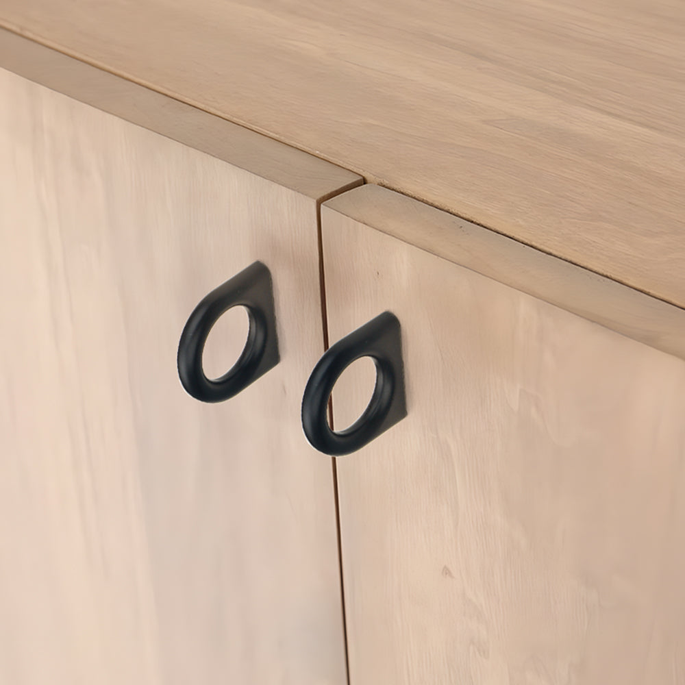 Stylish Design Ring Zinc Alloy Cabinet Drawer Handles