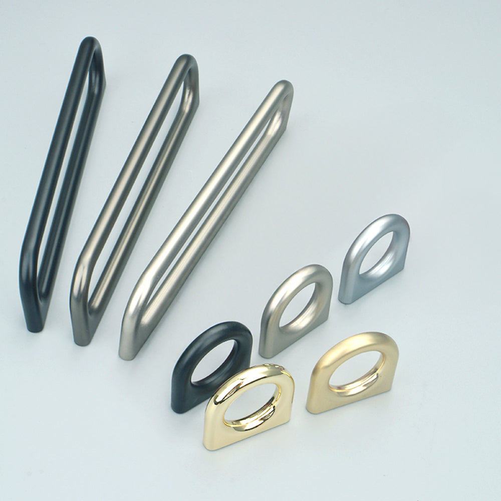Stylish Design Ring Zinc Alloy Cabinet Drawer Handles