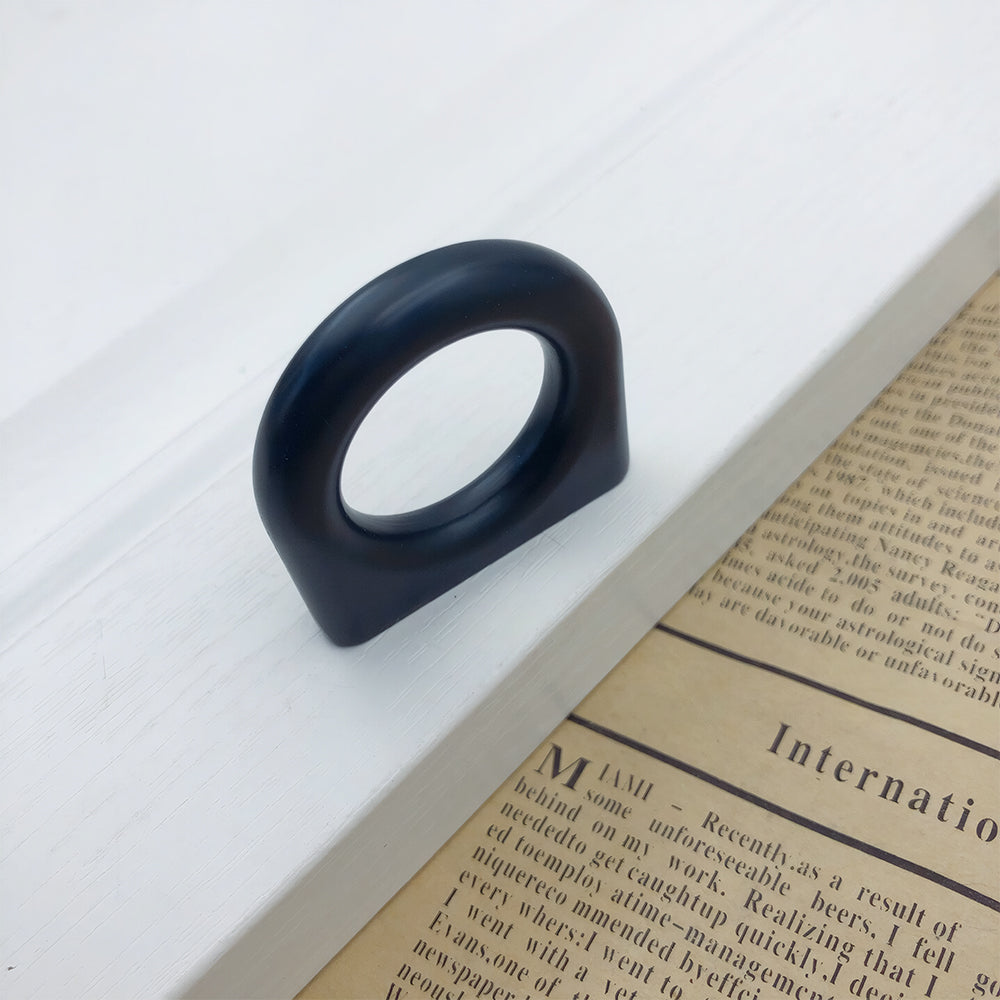 Stylish Design Ring Zinc Alloy Cabinet Drawer Handles
