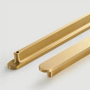 Oval Solid Brass Kitchen Edge Cabinet Handles