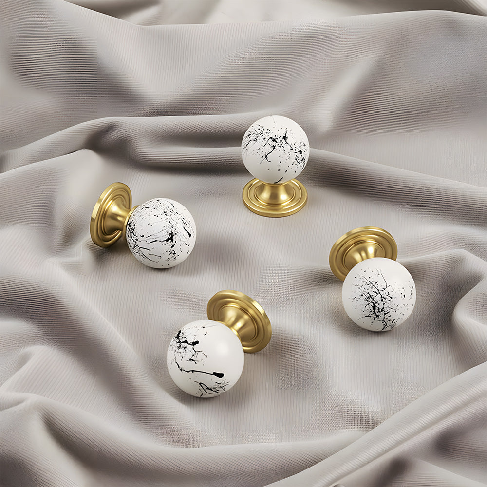 Creative Brass Ball Cabinet Drawer Knobs