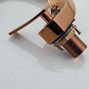 Elegant Loop Solid Brass Single Lever Bathroom Sink Tap