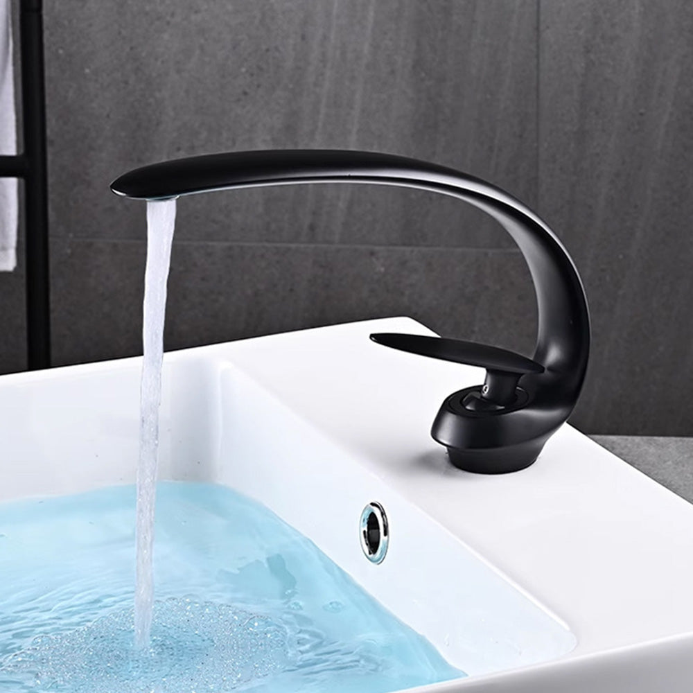 Modern Solid Brass Single Lever Mono Basin Mixer Tap