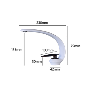 Modern Solid Brass Single Lever Mono Basin Mixer Tap