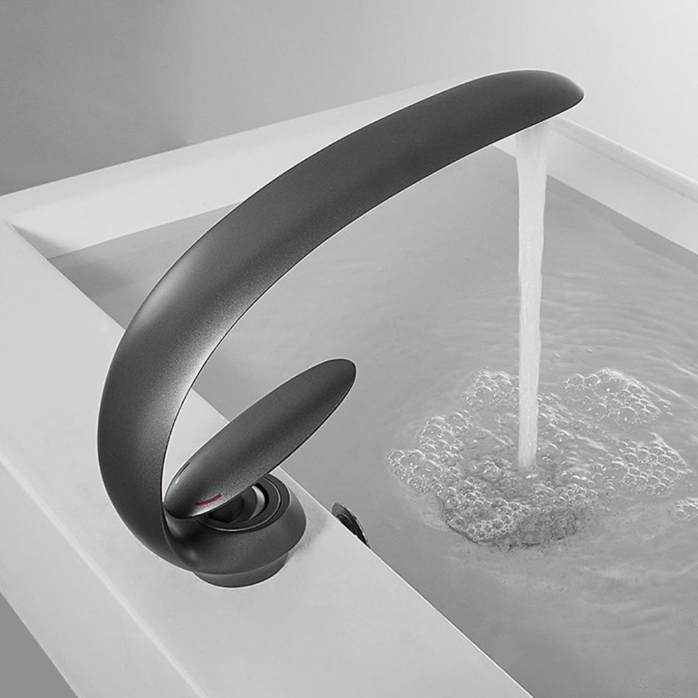 Modern Solid Brass Single Lever Mono Basin Mixer Tap