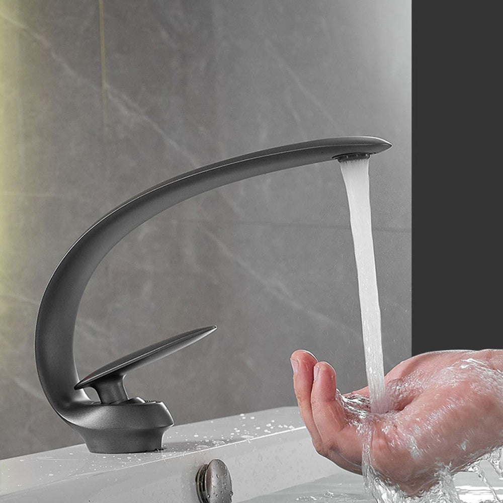 Modern Solid Brass Single Lever Mono Basin Mixer Tap