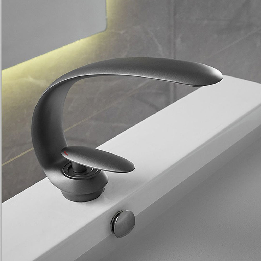 Modern Solid Brass Single Lever Mono Basin Mixer Tap