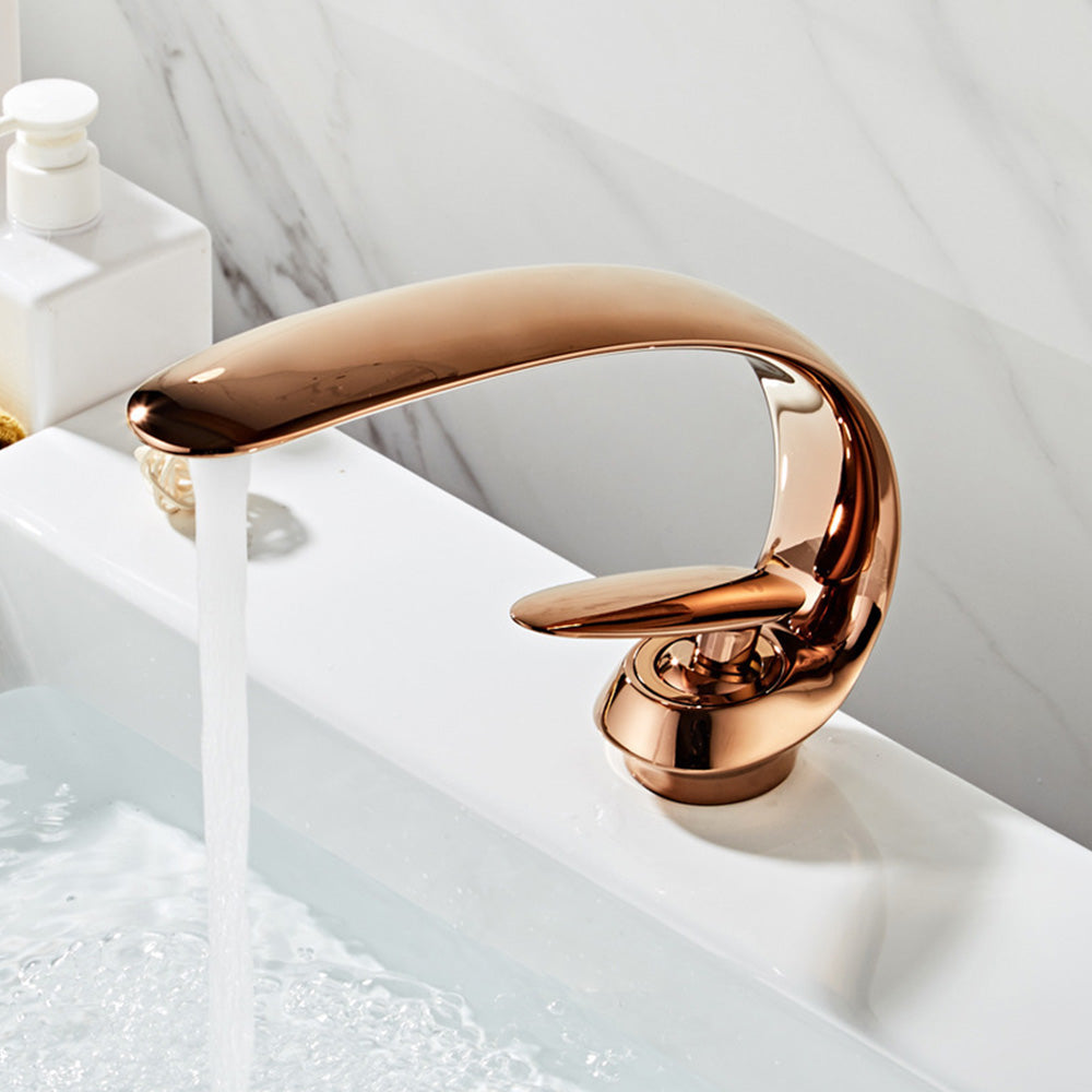 Modern Solid Brass Single Lever Mono Basin Mixer Tap
