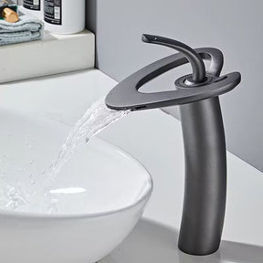 Creative Loop Solid Brass Single Lever Bathroom Mixer Tap