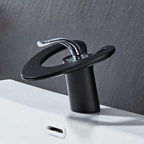 Creative Loop Solid Brass Single Lever Bathroom Mixer Tap