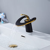 Creative Loop Solid Brass Single Lever Bathroom Mixer Tap