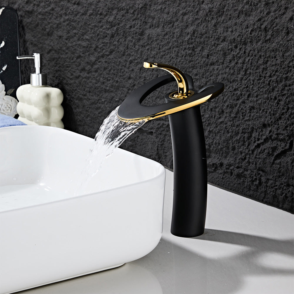 Creative Loop Solid Brass Single Lever Bathroom Mixer Tap