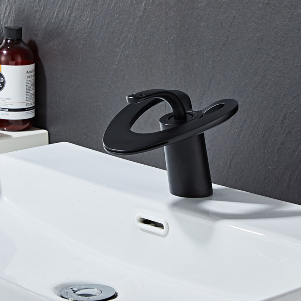 Creative Loop Solid Brass Single Lever Bathroom Mixer Tap