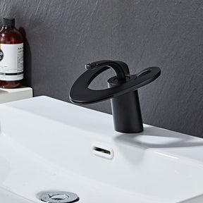 Creative Loop Solid Brass Single Lever Bathroom Mixer Tap