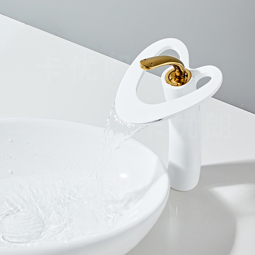 Creative Loop Solid Brass Single Lever Bathroom Mixer Tap