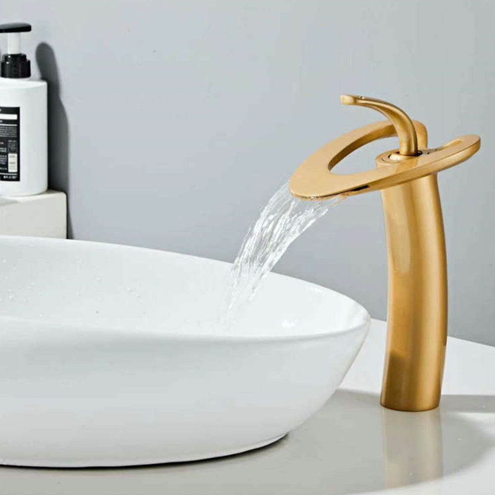 Creative Loop Solid Brass Single Lever Bathroom Mixer Tap